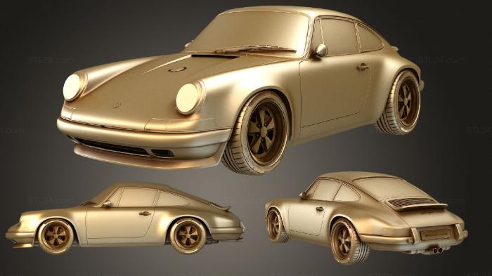 Автомобили и транспорт (Porsche 911 Classic, CARS_3094) 3D модель для ЧПУ станка